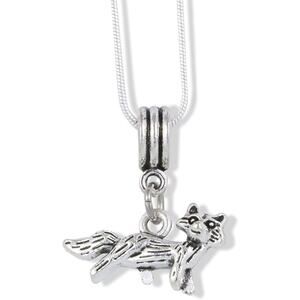 Fox 3D Charm Snake Chain Necklace